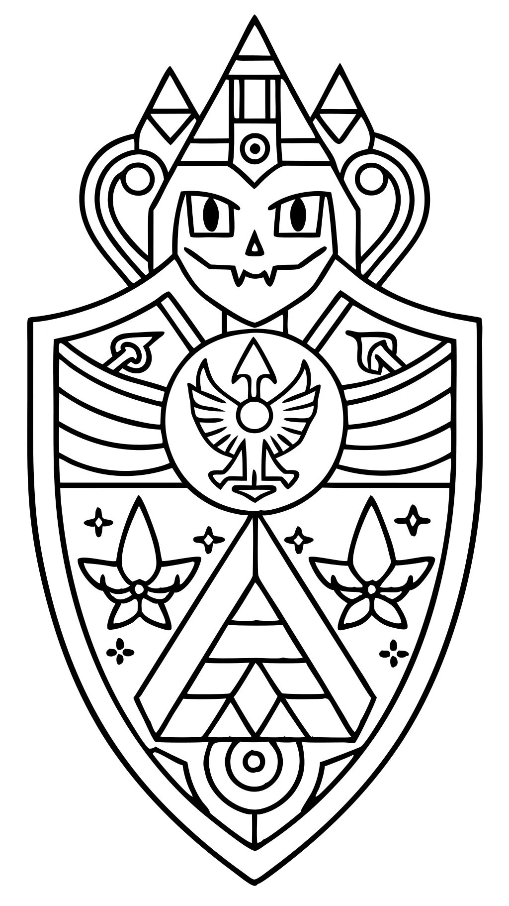 coloring pages zelda